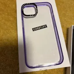CASETiFY 透明 紫 iPhone用ケース14