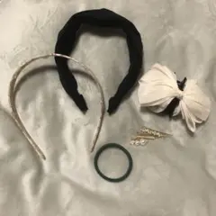 3coins 他、ヘアアクセ 5種セット