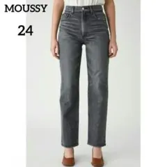 MOUSSY PLAIN JEANS BLK STRAIGHT マウジー デニムのサムネイル