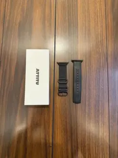 ATTITU Apple Watch バンドレザーウォッチ (NATOタイプ)