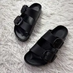 極美品　BIRKENSTOCK ビルケンアリゾナEVA ブラック 22.5cmのサムネイル