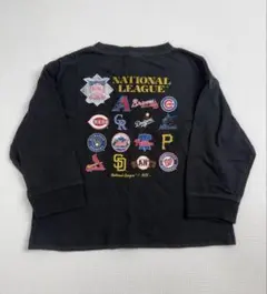 MLB ナショナルリーグ 長袖Tシャツ ブラックのサムネイル