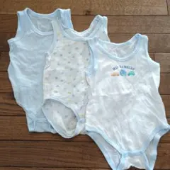 西松屋 インナー 袖なしロンパースメッシュ肌着 90 3枚セット