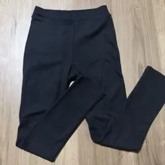 キッズ ロングパンツ ブラック 無地