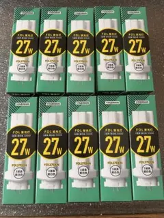 YAZAWA FDL27EX-N 蛍光灯 27W 10本セット昼白色のサムネイル