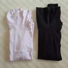 UNIQLOタートルネック長袖Tシャツ2枚セット