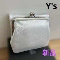 Y's FOIL LEATHER PUFFY WALLET Silver【新品】 - メルカリ