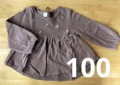 テータテート　トレーナー　チュニック　長袖　100