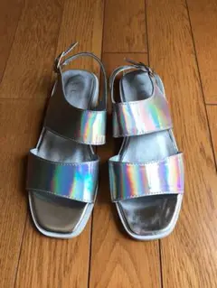 ★【未使用】★◆シルバー♪サンダル◆