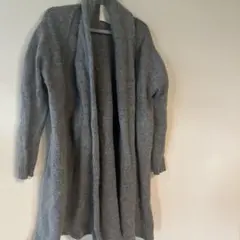 studio CLIP グレー ロングカーディガン 長袖