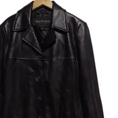 MARC NEWYORK ANDREW MARC 本革製 レザーコート M 黒