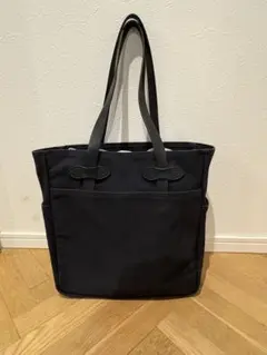 廃盤品✨フィルソン トートバッグ ブラック レザー USA製 肩掛け A4