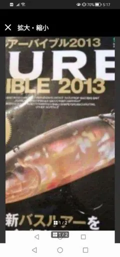 高級本‼️LURE BIBLE 2013バスルアー超カタログ　190p