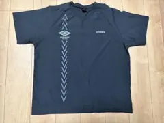 UMBRO アンブロ Vネック 半袖 Tシャツ Ｌ　ブラックのサムネイル