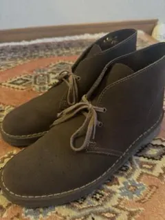 Clarks ブラウン スエード チャッカブーツ 27cm