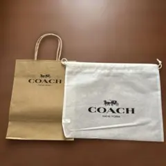 COACH ショップ袋と不織布袋セット