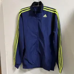 adidas ジャージジャケット M ネイビー/イエロー
