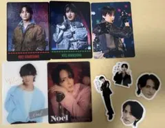 Travis Japan トラジャ 川島如恵留 トレカ5点セット、フレークシール