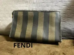 【FENDI】フェンディ クラッチバッグ バッグ ストライプ クラッチバッグ