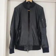 MIND BLOW 黒 レザージャケット MA-1 ボンバー Mサイズ 細身 2025年最新】MIND BLOW メンズ レザージャケット・ライダースの人気