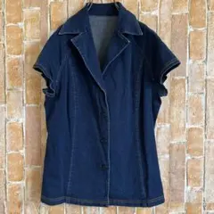 L'EQUIPE YOSHIE INABA イナバヨシエ デニムシャツ ブルーのサムネイル