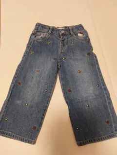 ZARA ハローキティ　デニムワイドパンツ 4歳用