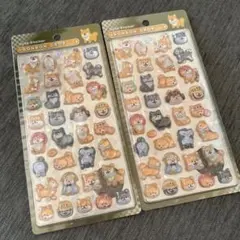 ボンボンドロップシール　芝犬