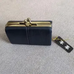 本革 がま口 財布　コインケース　小銭入れ