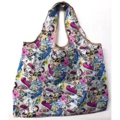 新 スヌーピー SNOOPY トートバッグ ビーチスタイル 総柄デザイン ☆★