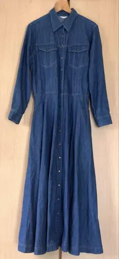 美品】NORMA KAMALI ノーマカマリ デニムワンピース FREEサイズ - メルカリ