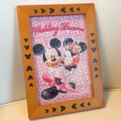 美品 ミッキー ミニー パズル ミキミニ ウエディンググッズ 結婚式 フレーム付