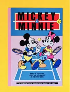 レア1970年代ミッキーマウス文房具ノートブックミニーマウス昭和レトロビンテージ