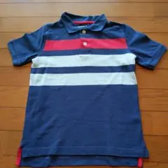 GapKids 130 ストライプ ポロシャツ