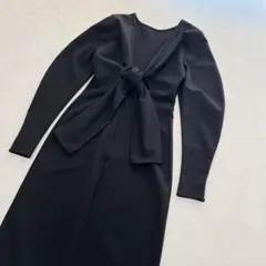 【完売品＊新品タグ付】 COS バックリボン タイト ロングワンピース