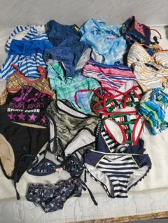 女児 ジュニア キッズ 水着 スイムウェア セパレート ビキニ まとめ売り