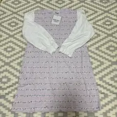 SLAP SLIP 紫色 長袖ワンピース 110cm