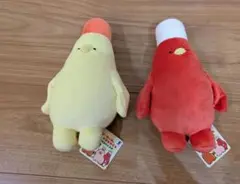 【2個セット】魚肉ソーセージくんとおともだち ふわもちぬいぐるみ