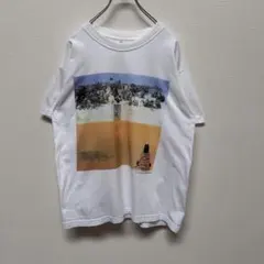 80s maxell 鈴木英人 ハーレーダビッドソン Tシャツ 半袖 白 - メルカリ