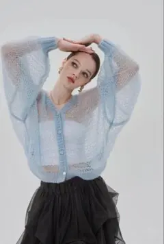 thetoe parasol kid mohair cardigan M