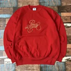 90S ビンテージ　古着　USA製　スウェットトレーナー　サイズXL 刺繍ロゴ