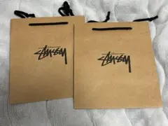 Stussy ショップ袋 ショッパー2枚セット