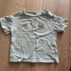 petit main 恐竜刺繍 Tシャツ 80cm