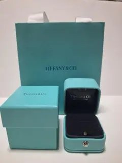 ティファニー　ロゴ付き リングケース　空箱