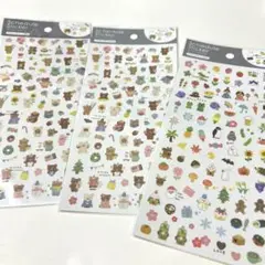 シール 3点 599円 15 スケジュール くま