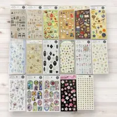 100均シール 17枚まとめ売り②