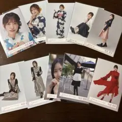 櫻坂46 松田里奈 生写真 10枚セット 何歳 流れ弾 4th 浴衣 グッズ