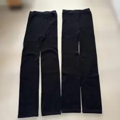 ユニクロHEATTECH 超極暖　ブラック レギンス 150