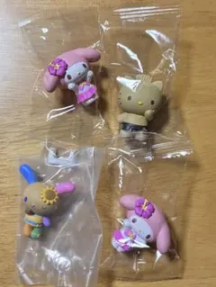 日焼けシリーズ　キティ　マイメロ　クロミ　ウサハナ　マスコット　夏　海　水着