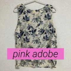 タンクトップ pink adobe ピンクアドベ　花柄のサムネイル