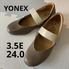 YONEX パワークッション ストラップ付きパンプス 24 EEE ヨネックス